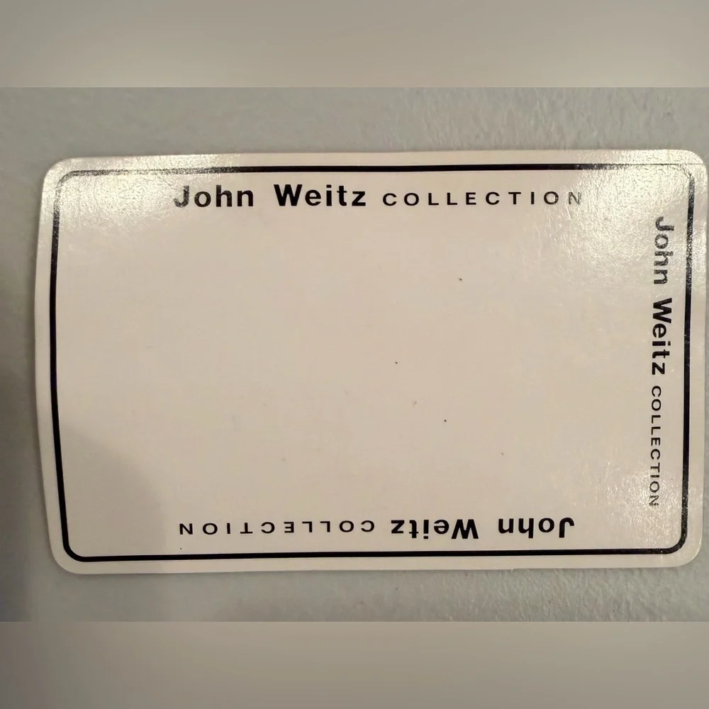 VINTAGE: John Weitz Collection | leather card wallet with ID window